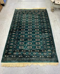Vintage Handmade Bokhara Oriental Rug Carpet