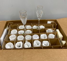 Set 24 Waterford Crystal Glasses