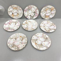 Exquisite Oyster Plates Set Of 8
