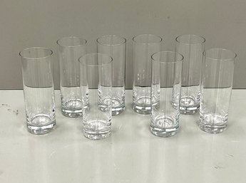 9 Waterford Glasses