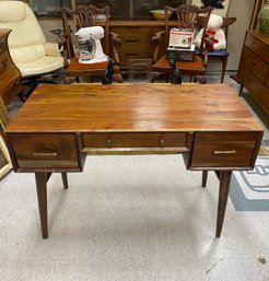 Mid Century Style Exotic Hardwood Desk