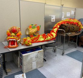 Large Festive Colorful Chinese New Year Dragon