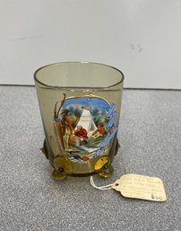 Rare Saratoga Springs Souvenir Glass