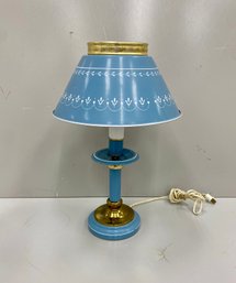 Vintage Tole Painted Lamp