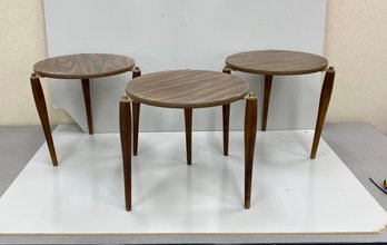 Trio Of Mid Century Small Tables