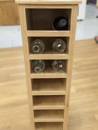 Upcycled Solid Wood Wine Rack