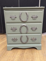 Equestrian Themed Nightstand /side Table