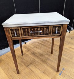 Upcycled Sewing Cabinet Into Bar Cart