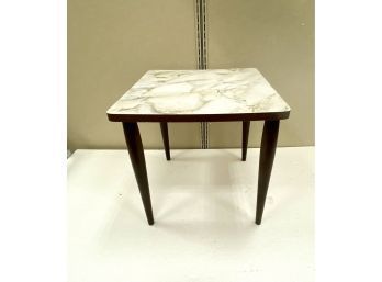 Mid Century Modern Small Formica Top Table Stand