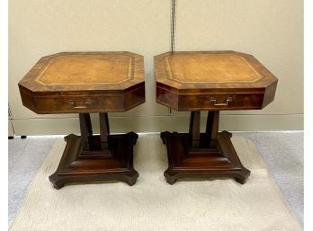 Pair Mahogany Side Tables