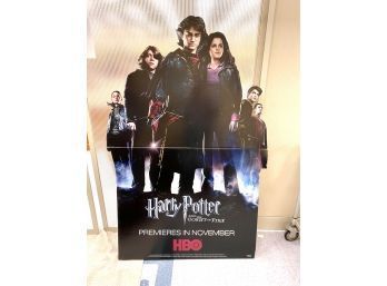 Rare HBO Life Size Cardboard Harry Potter Theater Prop Poster Standup Display