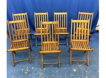 Seven Paris Manufacturing Co Folding Chairs Made In South Paris Maine