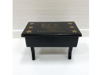 Antique Foot Stool With Family Provenance