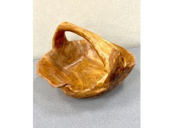 Wood Bowl With Some Burl