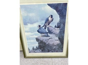 Signed Print The Falcons Return By Guy Coheleach
