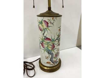 Antique Or Vintage Chinese Famille Rose Lamp