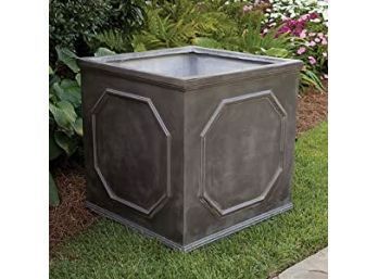 PAIR 26' Faux Lead NAPA CHELSEA FIRECLAY Garden Planters New With Tags Retail $850 Each