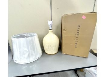 Large Ralph Lauren Table Lamp  New In Box With Extra Shade