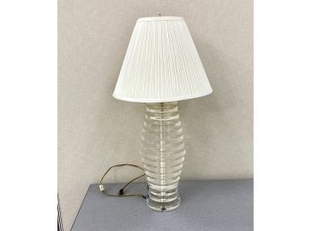 Vintage Modern Leviton Lucite Table Lamp