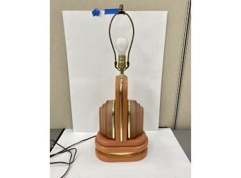 Mid Century Style Art Deco Leviton Lamp
