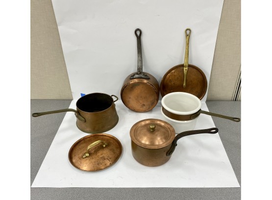 Vintage Copper Cookware One Made In France