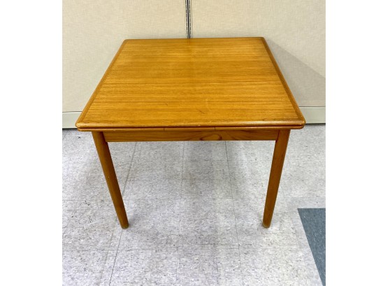 Danish Mid Century Modern Style Contemporary Draw Leaf Dining Table
