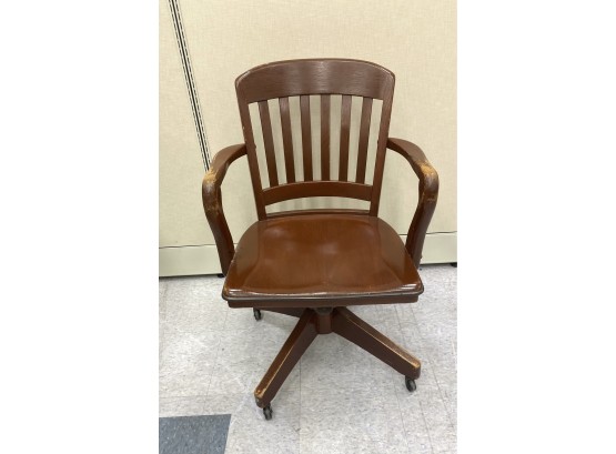 Vintage Courtroom Style Chairs