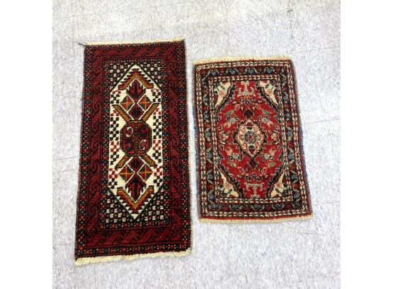Two Small Handmade Persian Rugs