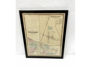 Antique Map Of Pine Plains