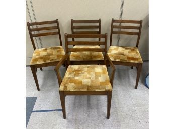 Set Four Mid Century Modern Chairs