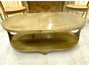 Large Solid Heavy Brass Coffee Table