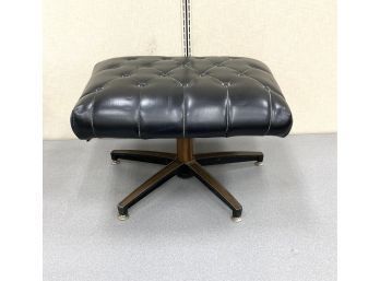 Vintage Mid Century Modern Foot Stool With Patent