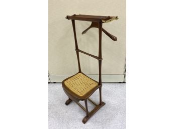 Excellent Quality Italian SPQR Valet Chair With Drawer And Hanger