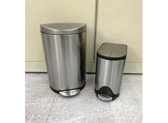 Two Simply Human Step Trash Can