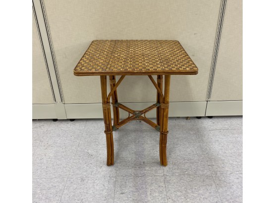 Wicker Rattan Table With PALACEK Lable