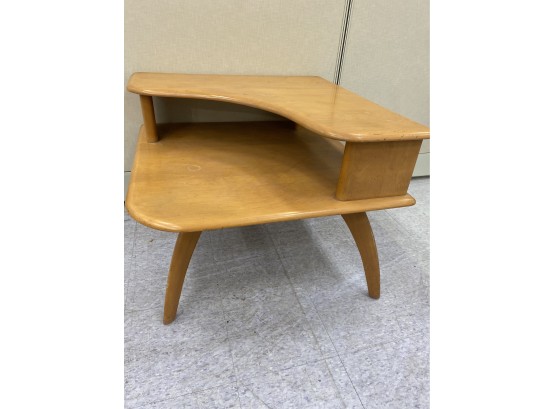 Heywood Wakefield Champagne Two-Tier Mid-Century Modern Table