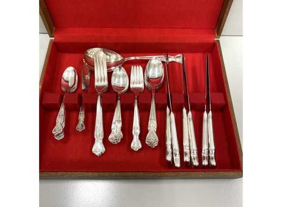 Rogers Silverplate Flatware Service For 6