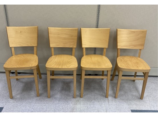 Set Four Scandinavian Modern Style Chairs