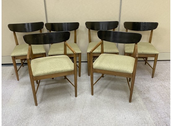 Six Mid Century Modern Chairs