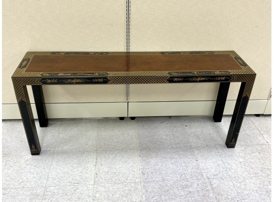 Exquisite Chinoiserie Chinese Style Sofa Table By Drexel