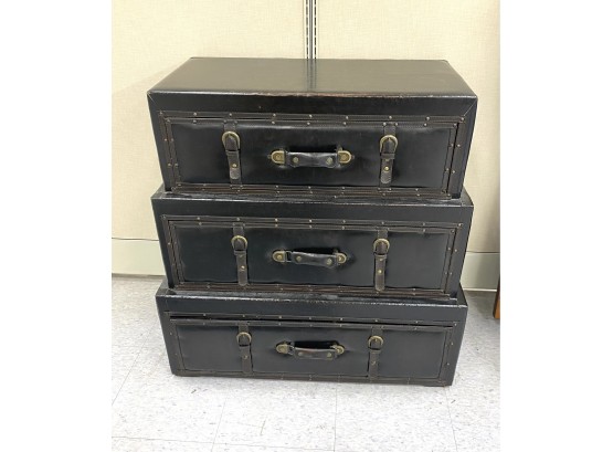Suitcase Chest Of Drawers 32 X 32 X 16 Inches