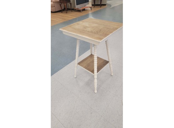 Beautifully Refinished Solid Wood Side Table
