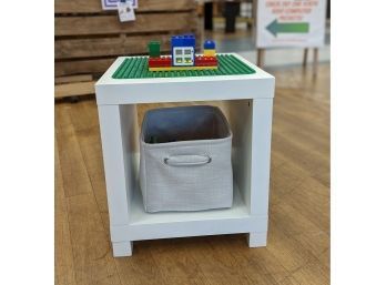 Adorable Lego Table (Lego And Basket Included)