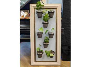 Unique Vertical Planter Frame With Plants
