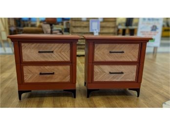 Two Refinished Night Stands