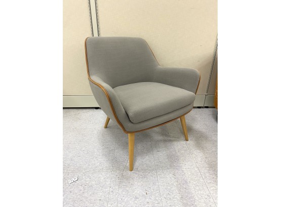 Quality Contemporary Gemini Style Upholstered Club Chair Retail $1070