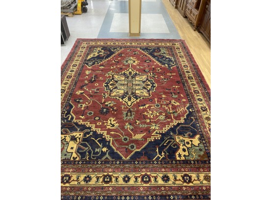 Roomsize Serapi Heriz  Oriental Persian Style Carpet