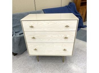 West Elm Modernist Wood & Lacquer 3-Drawer Dresser Retail $1649