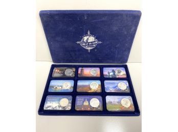 Uncirculated American Eagle Silver Coins Together With Littleton's Silver Coins From The World