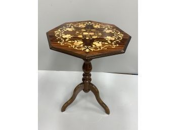 Italian Marquetry Side Table